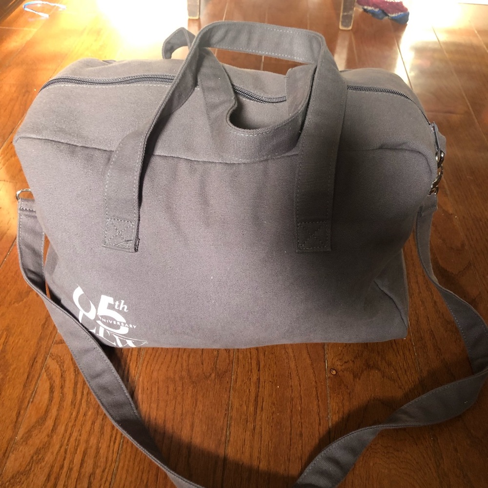 ❤️Macher Travel Gym Baby Bag Weekender Shoulder Strap Grey Gray